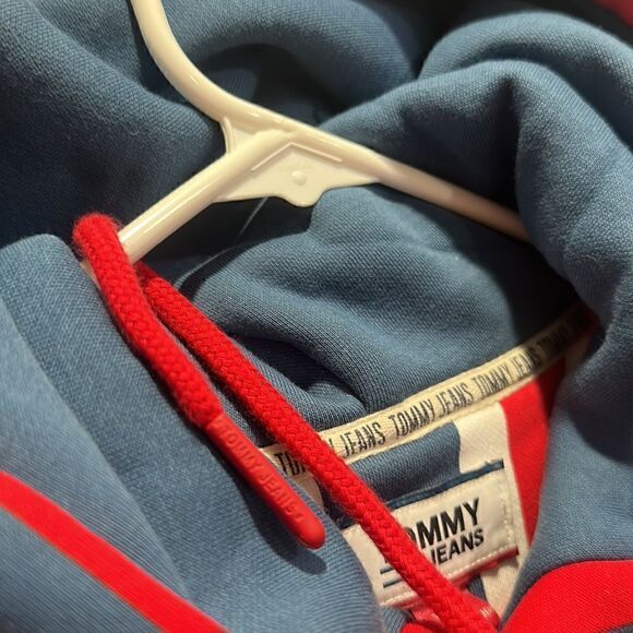 TOMMY HILFIGER HOODED SWEATSHIRT FLEECE-LINED. - Picture 8 of 14